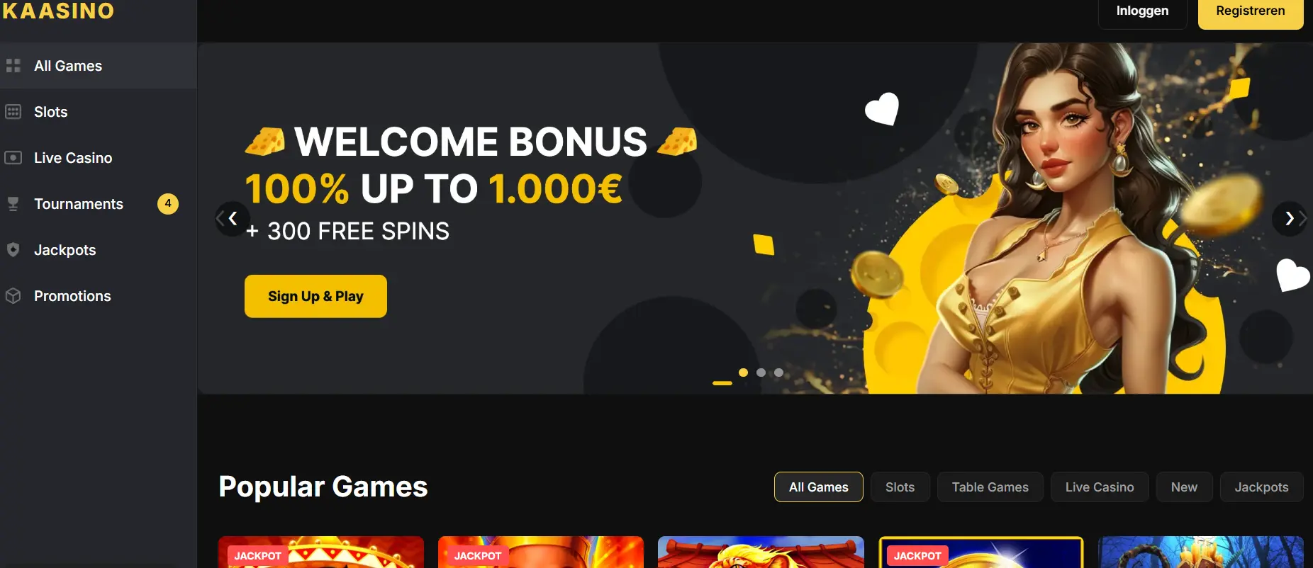Kaasino Casino – Online casino voor Nederlandse spelers image 1